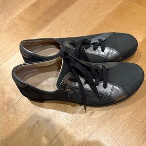 Hartjes XS zip tie women’s comfort shoes sz 9.5 grayish brown